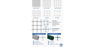 ANJIA Group – close-up of electro galvanized welded wire mesh showing mesh opening and wire diameter
